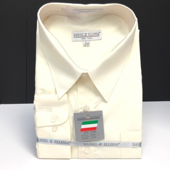 DANIEL ELLISSA BASIC DRESS SHIRT W/ CONVERTIBLE CUFF DS3001 CORAL main image 1
